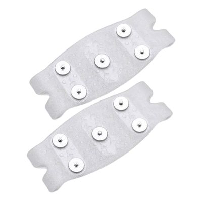 VALICLUD 8pcs - Ice Grippers for Shoes Snow Traction Cleats Spikes for Hiking and Climbing Lightweight and Easy to Use Fits for Winter Safety