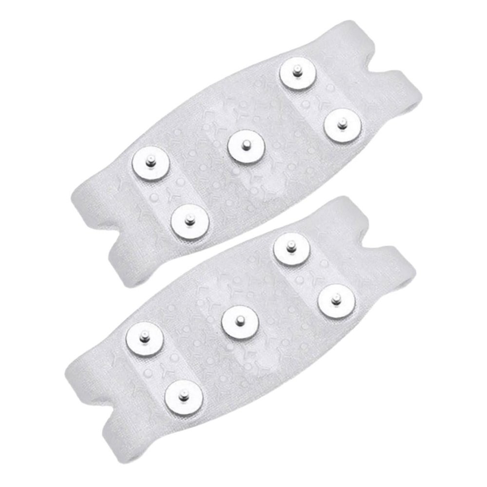 VALICLUD 8pcs - Ice Grippers for Shoes Snow Traction Cleats Spikes for Hiking and Climbing Lightweight and Easy to Use Fits for Winter Safety