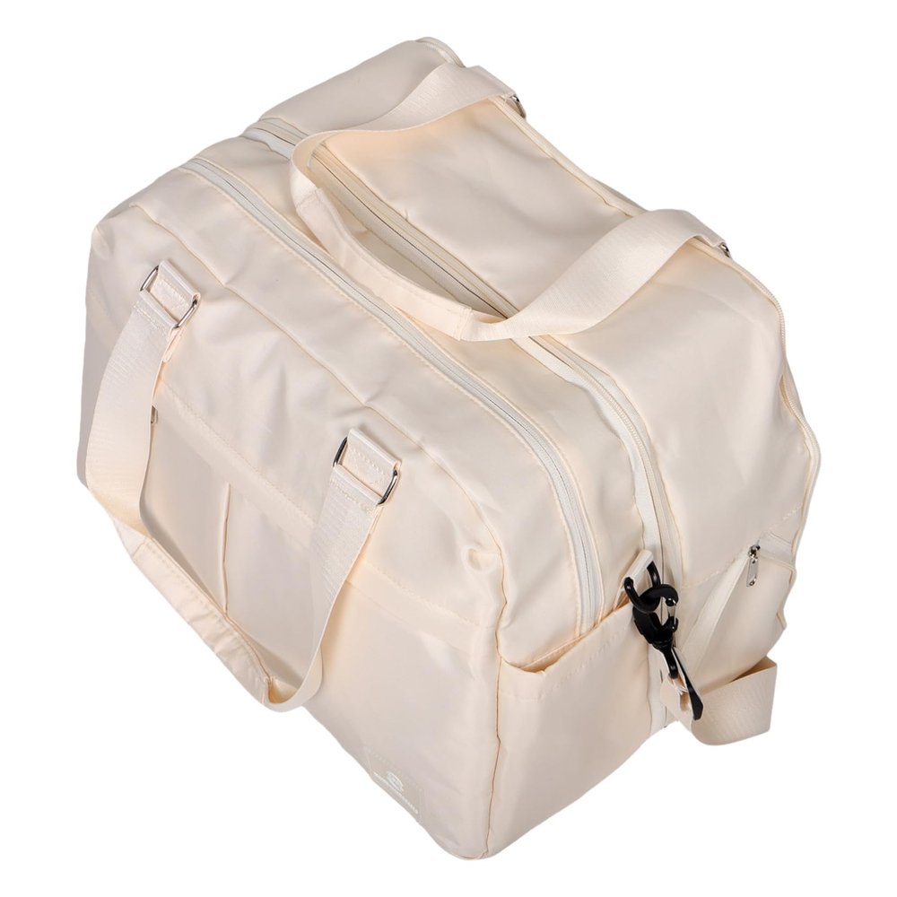 BRIGHTFUFU Large Capacity Wet Dry Compartment Expandable Gym Tote for Women Stylish Overnight Sports Bag for Fitness and Travel