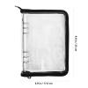 Holibanna Travel Jewelry Organizer Case with Clear Zippered Pouch Slot Transparent Storage Book for Earrings Necklaces Bracelets Stylish and Ample Jewelry Holder with Protective Design view 2