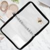 Holibanna Travel Jewelry Organizer Case with Clear Zippered Pouch Slot Transparent Storage Book for Earrings Necklaces Bracelets Stylish and Ample Jewelry Holder with Protective Design view 4