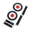 2 Pcs Flat Cones Hockey Soccer Target with Auxiliary Strap for Reactive Improving Accuracy Speed Hockey Soccer Baseball Football Goal Sports Trains view 1
