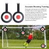 2 Pcs Flat Cones Hockey Soccer Target with Auxiliary Strap for Reactive Improving Accuracy Speed Hockey Soccer Baseball Football Goal Sports Trains view 3