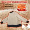 Flygo Unisex Boys Girls Fleece Lined Crewneck Sweatshirt Kids Warm Sherpa Pullover Sweater Sweatshirts Fall Winter Clothes(Navy-XL) view 2