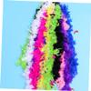 WATIIFUFU 9 Pack 40g Real Turkey Boas Luster Trim for Craft Fashionable Party Accessories view 4