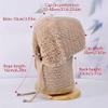Women's Outdoors Windproof Scarf Hat, 3-in-1 Winter Balaclava for Women, 55cm-60cm Windproof Scarf Hat (Khaki) view 3
