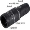 DONGDAWAN High Power Binoculars, Portable 16 X 52 High Over Binoculars Telescope Monocular 66 / 8000M Plastic Binoculars Outdoor Black Outdoor Sports Telescope for Indoor/Outdoor view 4