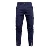 Daily Casual Pants for Men Multi Pocket Cuffs Zipper Belt Tapered Trousers Fashion Outdoor Running Training Overalls view 1