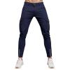 Daily Casual Pants for Men Multi Pocket Cuffs Zipper Belt Tapered Trousers Fashion Outdoor Running Training Overalls view 3
