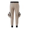Casual Cargo Pants for Men Drawstring Multi Pocket Bound Feet Tapered Trousers Trendy Baggy Gym Spring Fall Overalls view 3
