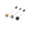 Daunin Screw-in Watch Crown SKX009 SRPD Replace crown fits SKX007 series case Include crown tube stem(Gold) view 2