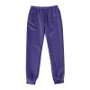 2PC Baggy Sweatpants for Women Trendy Y2k Streetwear High Waisted Wide Leg Athletic Joggers Pants Fleece Lounge Pants Black view 4