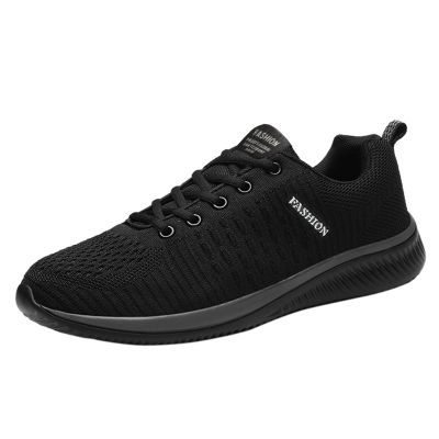 CsgrFagr Breathable Outdoor Couples Runing Shoes Men Woemen Sports Mesh Women's Sneaker Wedges Shoes for Women (Black, 10.5)