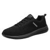CsgrFagr Breathable Outdoor Couples Runing Shoes Men Woemen Sports Mesh Women's Sneaker Wedges Shoes for Women (Black, 10.5) view 2