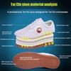 XUHCLY Tai Chi Shoes for Men Non Slip Martial Arts Shoes Women Leather Tai Chi Kung Fu Training Shoes,Taekwondo Shoes,Kung Fu Shoes(Size:36 EU/5 US,Color:Black) view 2