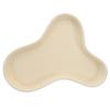 DEARMAMY Irregular Jewelry Storage Tray Unique Ceramic Display Plate for Jewelry Trinkets Food Decor for Dresser Bathroom Table Beautiful Matte Finish view 1