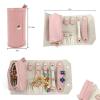 EUUDROBY Jewelry Organizer Roll Bag for Women Girls Jewelry Box Organizer Bracelet Holder Earring Holder Organizer Jewelry Organizer Clutch Purses for Women view 4