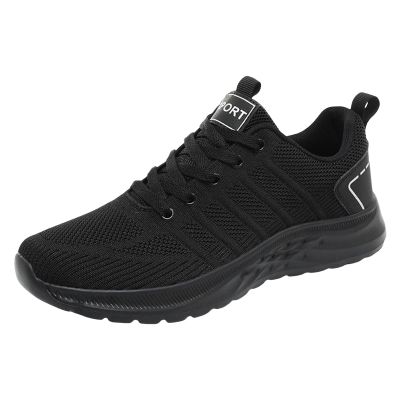 IWIHMIV Mens Tennis Shoes Mens Slip On Walking Shoes Non Slip Running Shoes Breathable Workout Shoes Comfortable Sneakers (Z3-Black, 10)