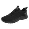 IWIHMIV Mens Tennis Shoes Mens Slip On Walking Shoes Non Slip Running Shoes Breathable Workout Shoes Comfortable Sneakers (Z3-Black, 10) view 1