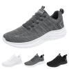 IWIHMIV Mens Tennis Shoes Mens Slip On Walking Shoes Non Slip Running Shoes Breathable Workout Shoes Comfortable Sneakers (Z3-Black, 10) view 4