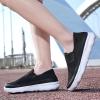 IWIHMIV Men Slip On Sneakers Men's Casual Sports Shoes Walking Sneakers Breathable Mesh Work Lightweight Soft Sole Sports Shoes (Z1-White, 10.5) view 4
