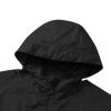 xoxingysm Mens Packable Cycling Jacket Big Tall Zip Up Lightweight Visibility Jackets Sun Protection Thin Outdoor Hiking Coat 2025 Spring Summer Stylish Running Biking Shirts Black view 4