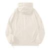 xoxingysm Mens Packable Cycling Jacket Big Tall Zip Up Lightweight Visibility Jackets Sun Protection Thin Outdoor Hiking Coat 2025 Spring Summer Stylish Running Biking Shirts White view 3