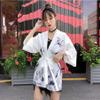 Summer & Autumn Japanese Artistic Shirt, Sun Protection Clothing, Air-Conditioned Clothing, Loose Outdoor Hiking Thin Coat for Students, BathrobeYukata A12 Multicolour view 3