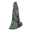 JIPOFD Owl Tree Branches Hooded Cloak Long Cape For Halloween Cloak Costumes Hoodedcape Masquerade Dress Up Costume view 2