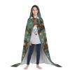 JIPOFD Owl Tree Branches Hooded Cloak Long Cape For Halloween Cloak Costumes Hoodedcape Masquerade Dress Up Costume view 4
