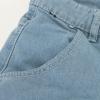 Cargo Jeans for Women High Waisted Wide Leg Pants Fashion Teen Girls Baggy Y2K Denim Pants Combat Military Trousers Light Blue view 4