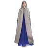 Peacock Feather Print Unisex Adults Hooded Cloak Cape,Hooded Robe Cloak,Oversized Hood Cloak,Halloween Cloak view 2