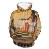 Ancient Egypt Egyptian Pattern Adult Hoodies Pullover Hooded Sweatshirts Long Sleeve Sweater Tops with Pocket 5XL view 1