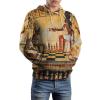 Ancient Egypt Egyptian Pattern Adult Hoodies Pullover Hooded Sweatshirts Long Sleeve Sweater Tops with Pocket 5XL view 4