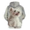 Terrier Dog Angel Adult Hoodies Pullover Hooded Sweatshirts Long Sleeve Sweater Tops with Pocket 4XL view 3