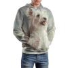 Terrier Dog Angel Adult Hoodies Pullover Hooded Sweatshirts Long Sleeve Sweater Tops with Pocket 4XL view 4