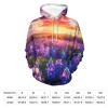 Spring Sunrise Bluebonnets Texas Hill Country Adult Hoodies Pullover Hooded Sweatshirts Long Sleeve Sweater Tops with Pocket 3XL view 2