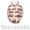 Fire Truck Print Adult Hoodies Pullover Hooded Sweatshirts Long Sleeve Sweater Tops with Pocket M view 2