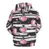Make Up Theme Pattern with Perfume Adult Hoodies Pullover Hooded Sweatshirts Long Sleeve Sweater Tops with Pocket 3XL view 3