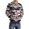 Make Up Theme Pattern with Perfume Adult Hoodies Pullover Hooded Sweatshirts Long Sleeve Sweater Tops with Pocket 3XL view 4