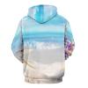 Seashell Starfish And Beach Adult Hoodies Pullover Hooded Sweatshirts Long Sleeve Sweater Tops with Pocket 3XL view 4