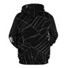 Spider Web Printed Adult Hoodies Pullover Hooded Sweatshirts Long Sleeve Sweater Tops with Pocket 3XL view 3