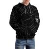 Spider Web Printed Adult Hoodies Pullover Hooded Sweatshirts Long Sleeve Sweater Tops with Pocket 3XL view 4