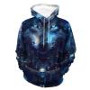 Wolf Dream Catcher Adult Hoodies Pullover Hooded Sweatshirts Long Sleeve Sweater Tops with Pocket 2XL view 1