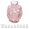 Elephant Butterfly Adult Hoodies Pullover Hooded Sweatshirts Long Sleeve Sweater Tops with Pocket 5XL view 2