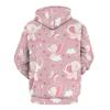 Elephant Butterfly Adult Hoodies Pullover Hooded Sweatshirts Long Sleeve Sweater Tops with Pocket 5XL view 3