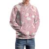 Elephant Butterfly Adult Hoodies Pullover Hooded Sweatshirts Long Sleeve Sweater Tops with Pocket 5XL view 4