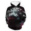 Wild Alligator Pattern Adult Hoodies Pullover Hooded Sweatshirts Long Sleeve Sweater Tops with Pocket 3XL view 1