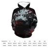 Wild Alligator Pattern Adult Hoodies Pullover Hooded Sweatshirts Long Sleeve Sweater Tops with Pocket 3XL view 2