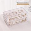 XCLLAM Jewelry Box Transparent Jewelry Storage Box, Multi-layer Large Capacity, Drawer-type Jewelry Box For Rings, Earrings, Necklaces jewlery box view 2